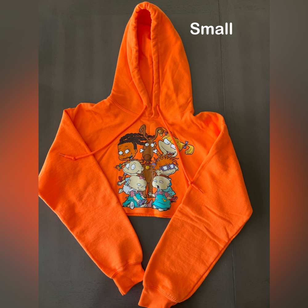 Juniors Rugrats crop sweatshirt